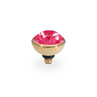 Top BOTTONE 10mm - GULD / Cr. Poppy Red Ignite