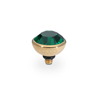 Top BOTTONE 10mm - GULD / Emerald