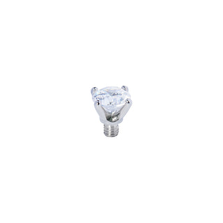 Top AREZZO 4mm - SØLV / Crystal