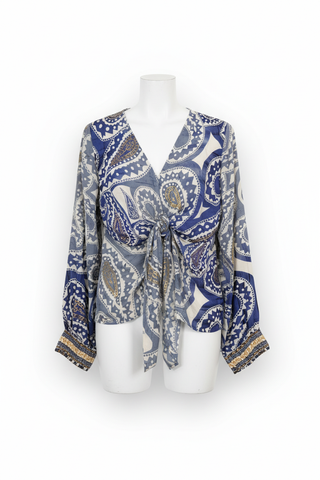 VEGA bluse - Blue