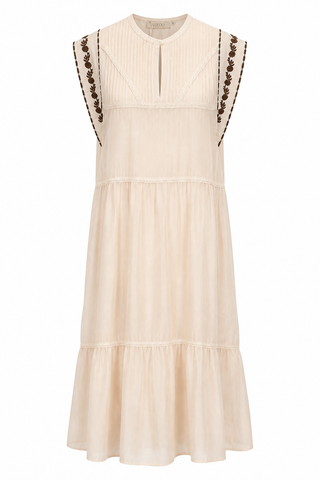 SELINE Kjole - Beige