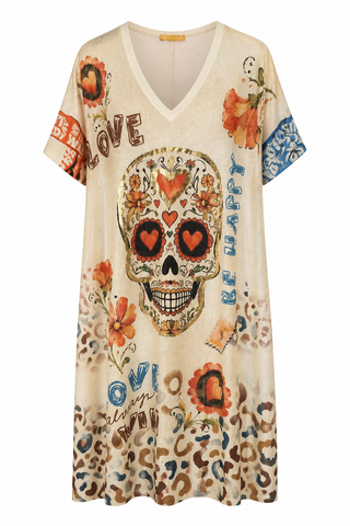 B1392 SCULL Dress