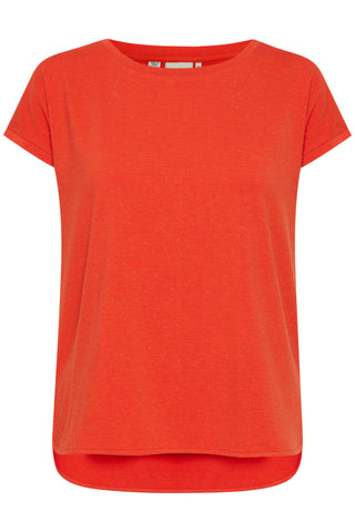 REBEL T-shirt i smuk orange