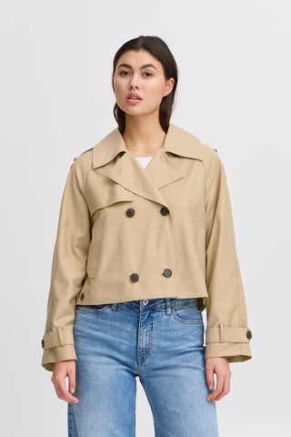 EPARZA kort trenchcoat
