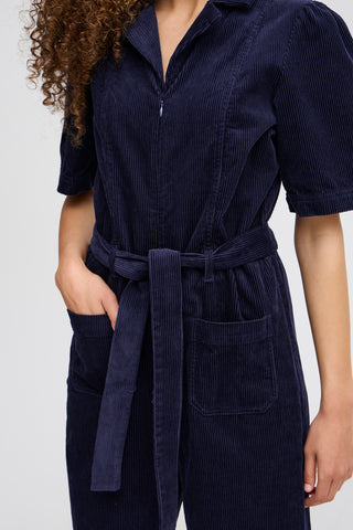 ROSETTE jumpsuit i fløjl