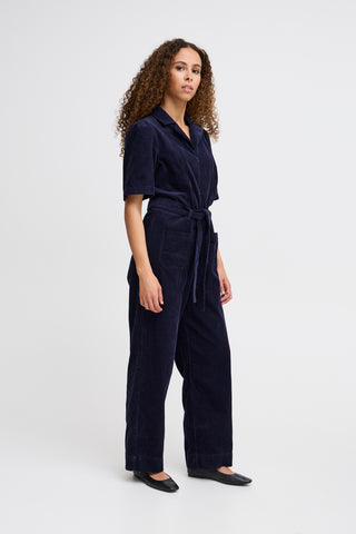 ROSETTE jumpsuit i fløjl