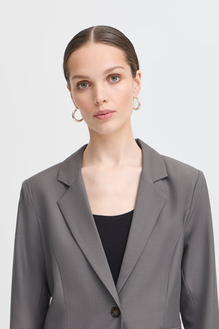 DORTHEA Blazer i lys GRÅ