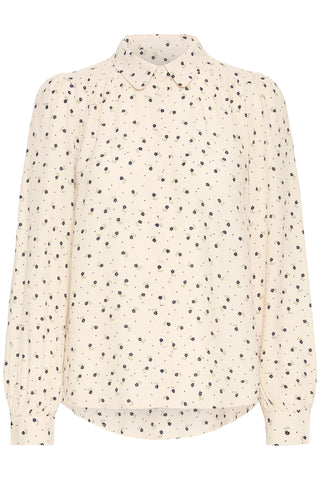 NOELLA skjortebluse med blomster