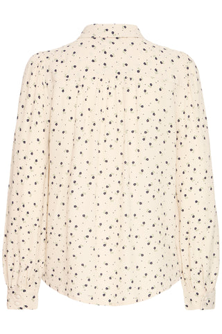 NOELLA skjortebluse med blomster