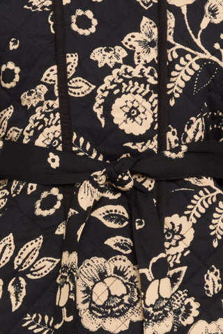 MOON quilt jakke med smukt print