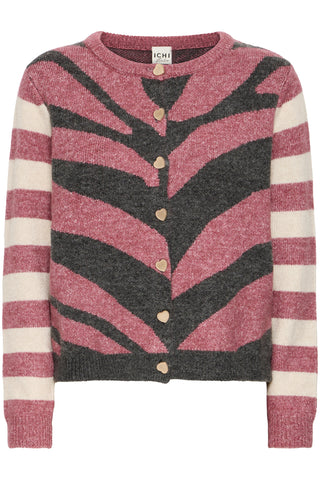 LIVONI cardigan i Maroon