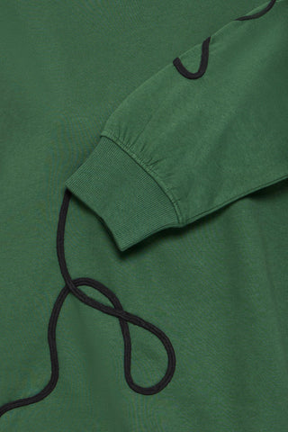 KASURA sweatshirt mørk grøn
