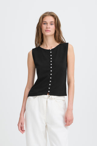 SARI gennemknappet top