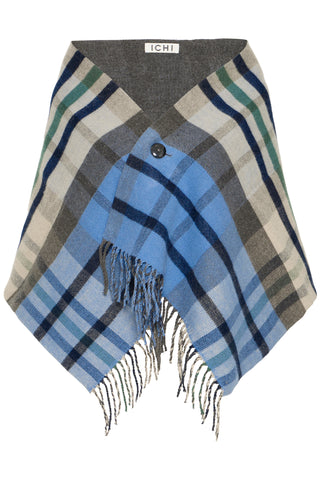 MERLE halstørklæde med knap