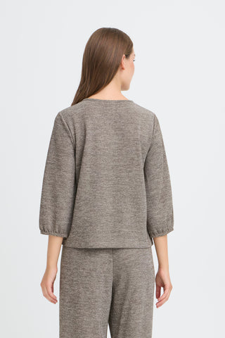 DANICE bluse i Silver Mink