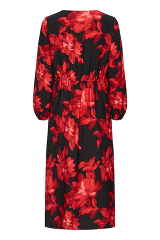 LYSINE kjole med blomster