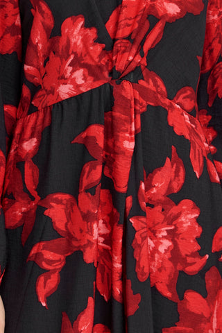 LYSINE kjole med blomster