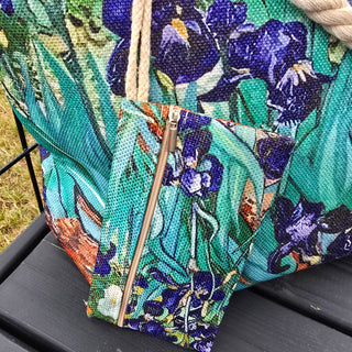 Strandtaske med hornvioler