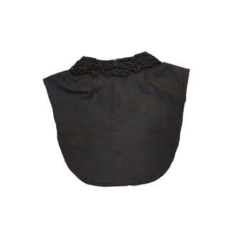 Sort FABILINA skjortekrave med blonder