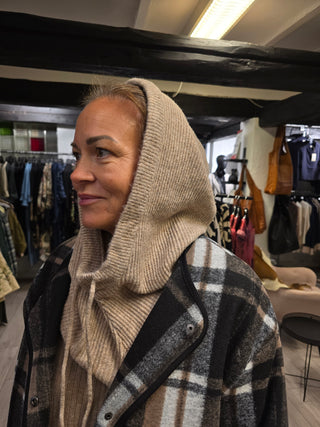 HAYES balaclava hue i Beige