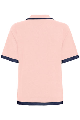 CONTRAST Pullover Smoke Rose