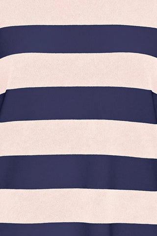 CONTRAST bluse med rosa striber