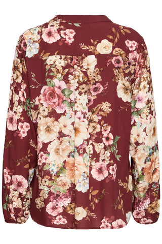 DALANI bluse med blomsterprint