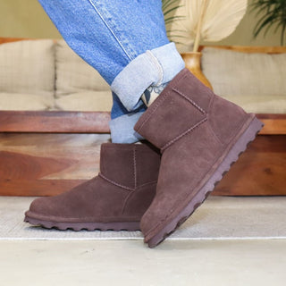 Alyssa bamsestøvler i farven Walnut