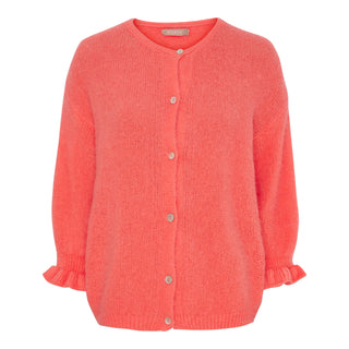 JULIANA KNIT Cardigan - Corallo