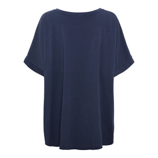 JUNIA Tee - Navy/Off White