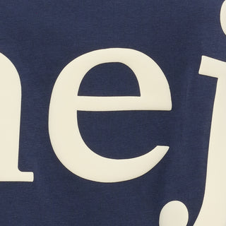 JUNIA Tee - Navy/Off White