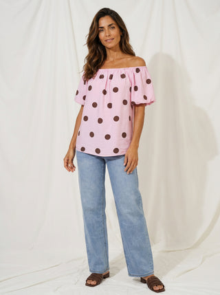 LUCIANA Bluse - Pink