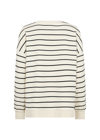 Barni Sweatshirt med sort strib