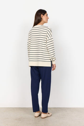 Barni Sweatshirt med blå strib