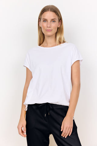 Hvid DERBY T-shirt med snørre