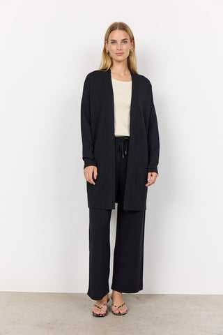 BANU lang cardigan i sort