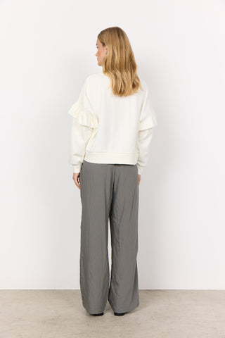 ODETTE Sweatshirt med flæse