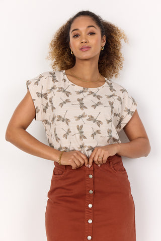 GALINA T-shirt i sand