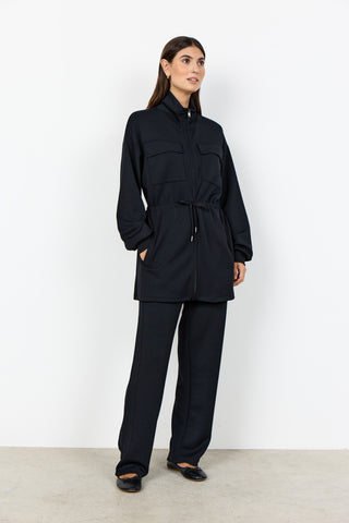 BANU 294 cardigan i Black