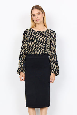 DOLLIE 798 strik nederdel