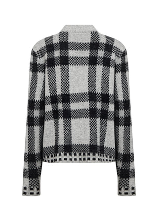 VIBSA 1 sweater med tern