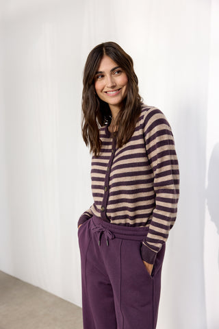 ORLEAN STRIPE 13 cardigan