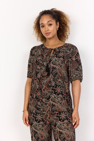 ROBYN t-shirt med print