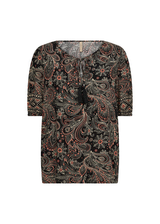 ROBYN t-shirt med print