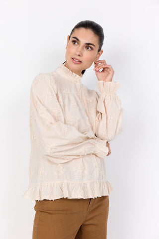 BARBRA 2 skjorte - Cream