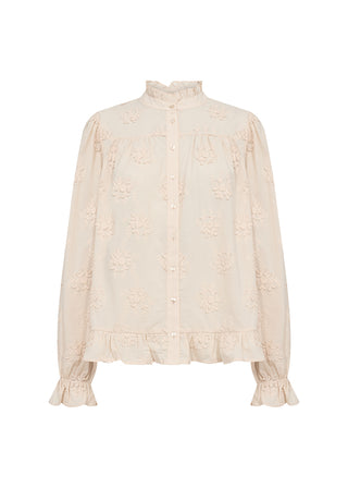 BARBRA 2 skjorte - Cream