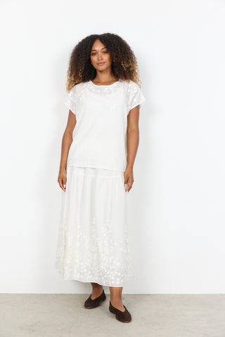 FAHIMA 1 Bluse - Offwhite