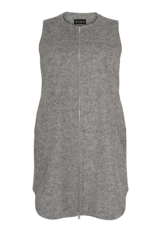 WOOL WAISTCOAT - Brown Melange