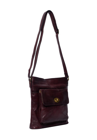 KAY URBAN skindtaske i Dark Cherry