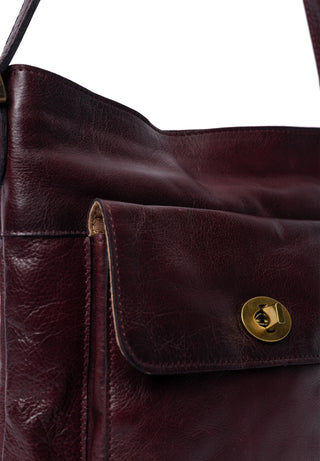 KAY URBAN skindtaske i Dark Cherry